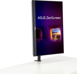 ASUS ZenScreen MB27ACF, Monitor Portatile da 27" in posizione Pivot
