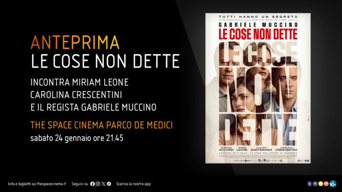 Cast anteprima film Le cose non dette con regista Muccino