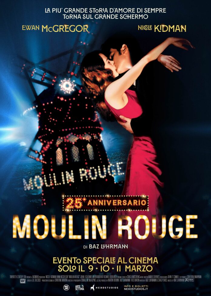Moulin Rouge poster Nicole Kidman Ewan McGregor