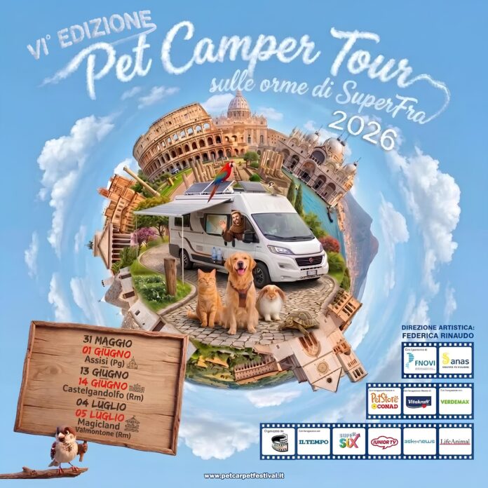 Pet Camper Tour MagicLand luglio 2026 laboratori bambini animali